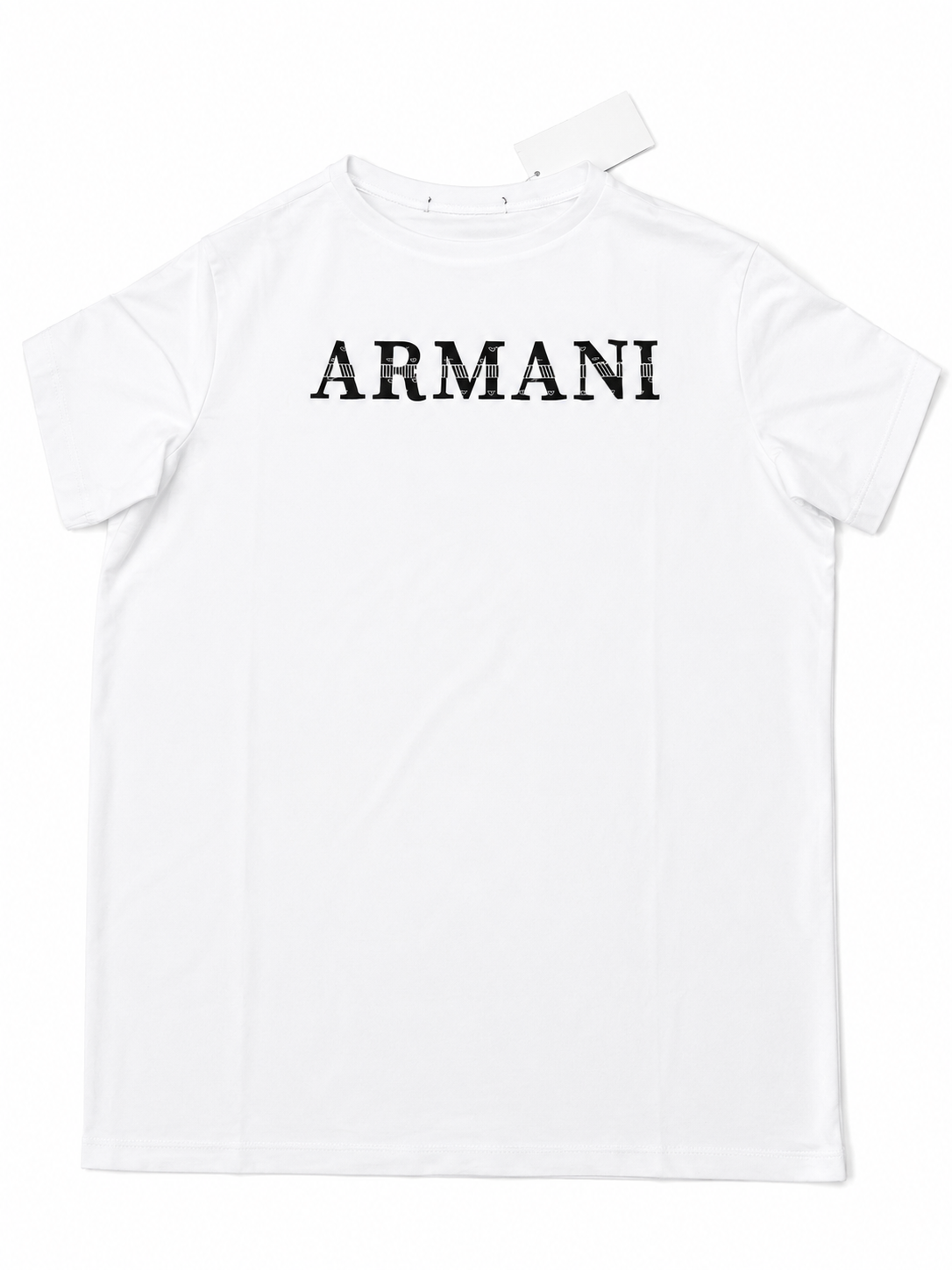 Armani Vertical Logo T-Shirt