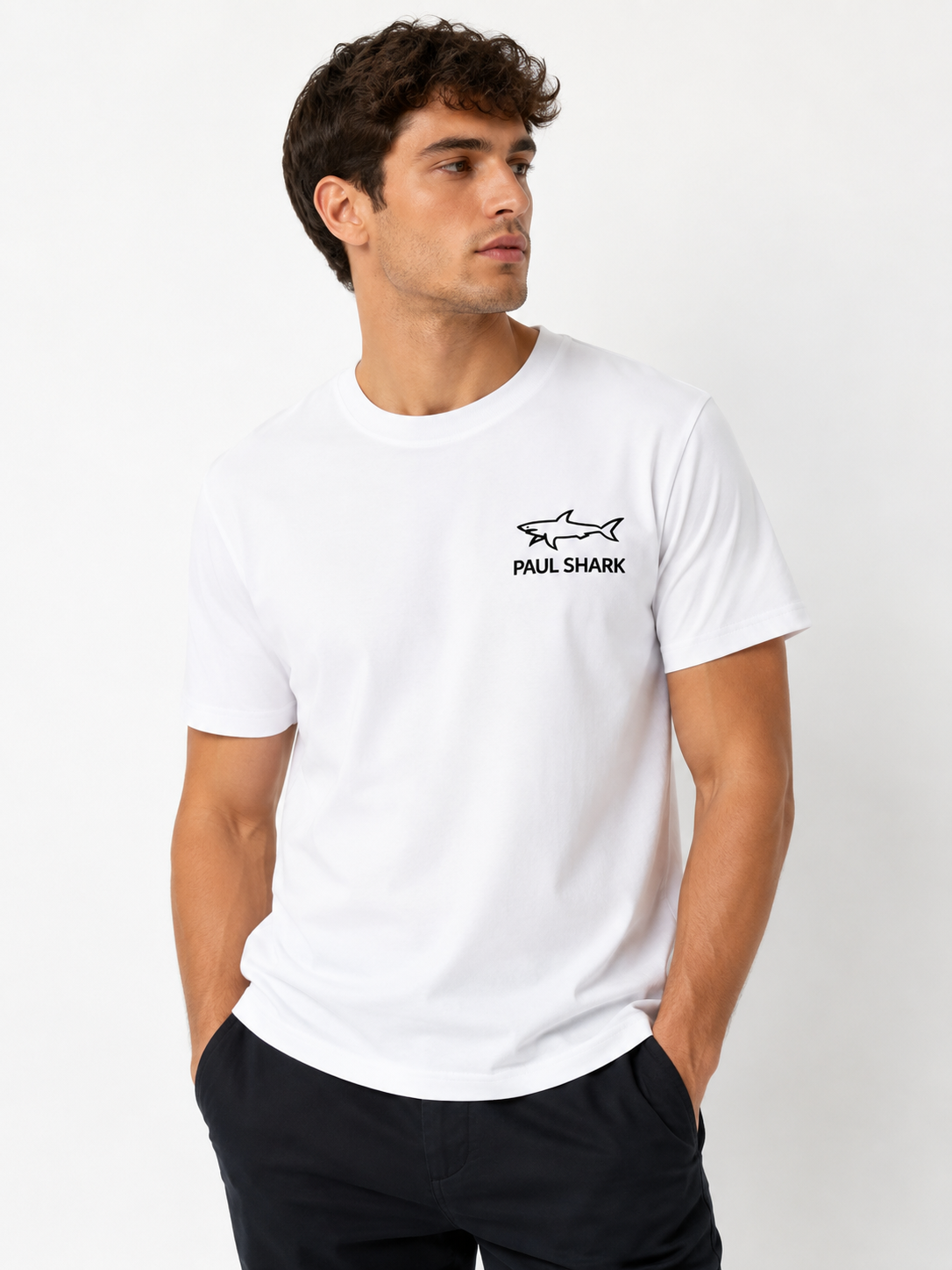 Paul Shark Essential Logo T-Shirt – White