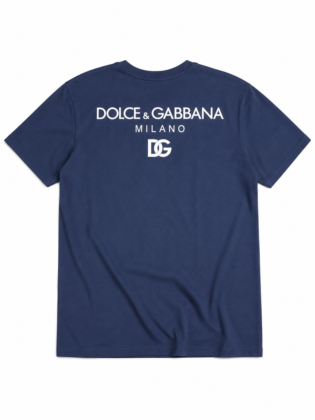 Navy Blue Premium Cotton Graphic T-Shirt