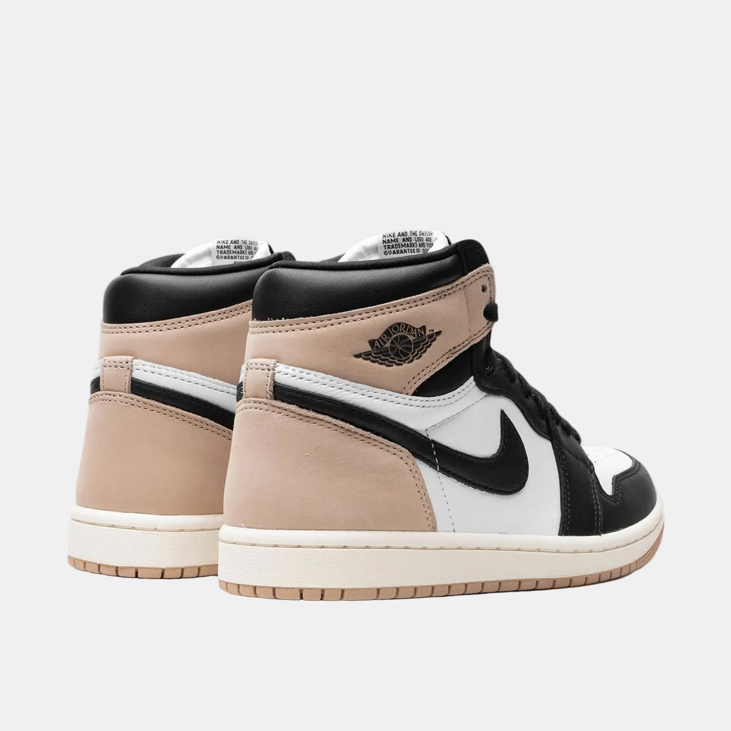 Air Jordan Retro High (White, Black, Brown)
