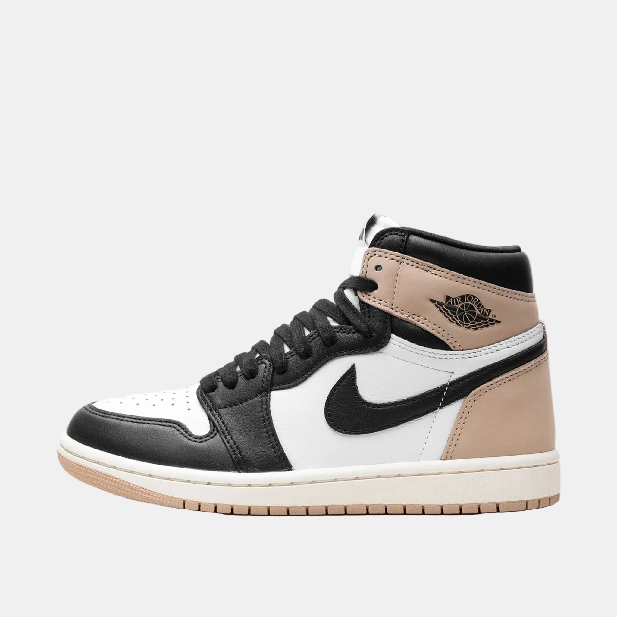 Air Jordan Retro High (White, Black, Brown)