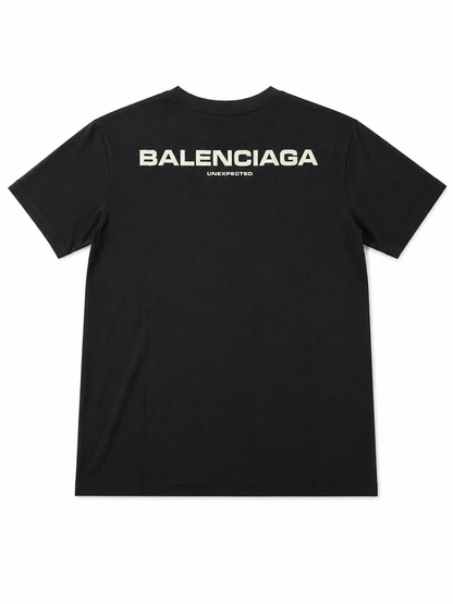 Balenciaga Minimal Logo T-Shirt – Black