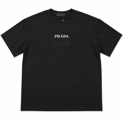 Prada Embroidered Logo T-Shirt