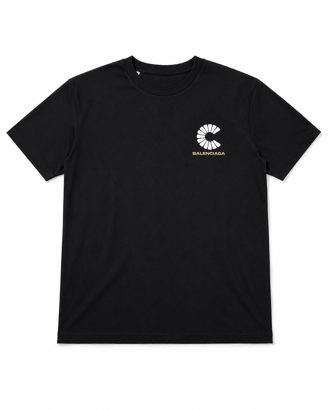 Balenciaga Minimal Logo T-Shirt – Black