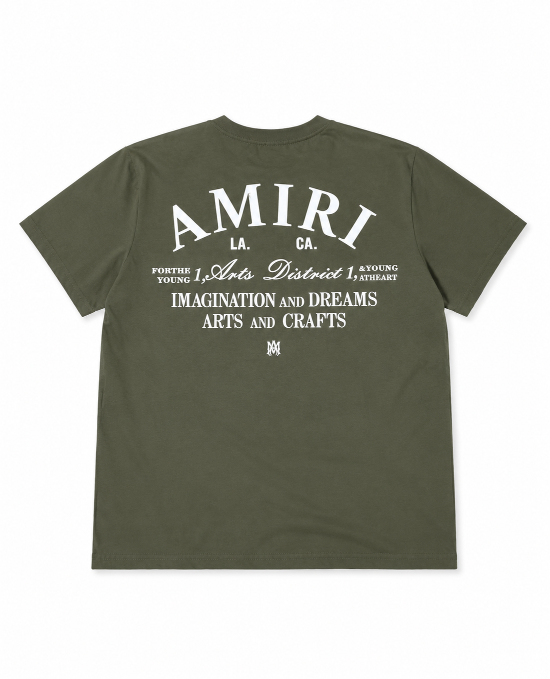 AMIRI Olive Green Graphic T-Shirt – LA Arts District Edition