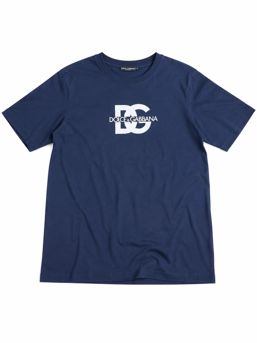 Navy Blue Premium Cotton Graphic T-Shirt