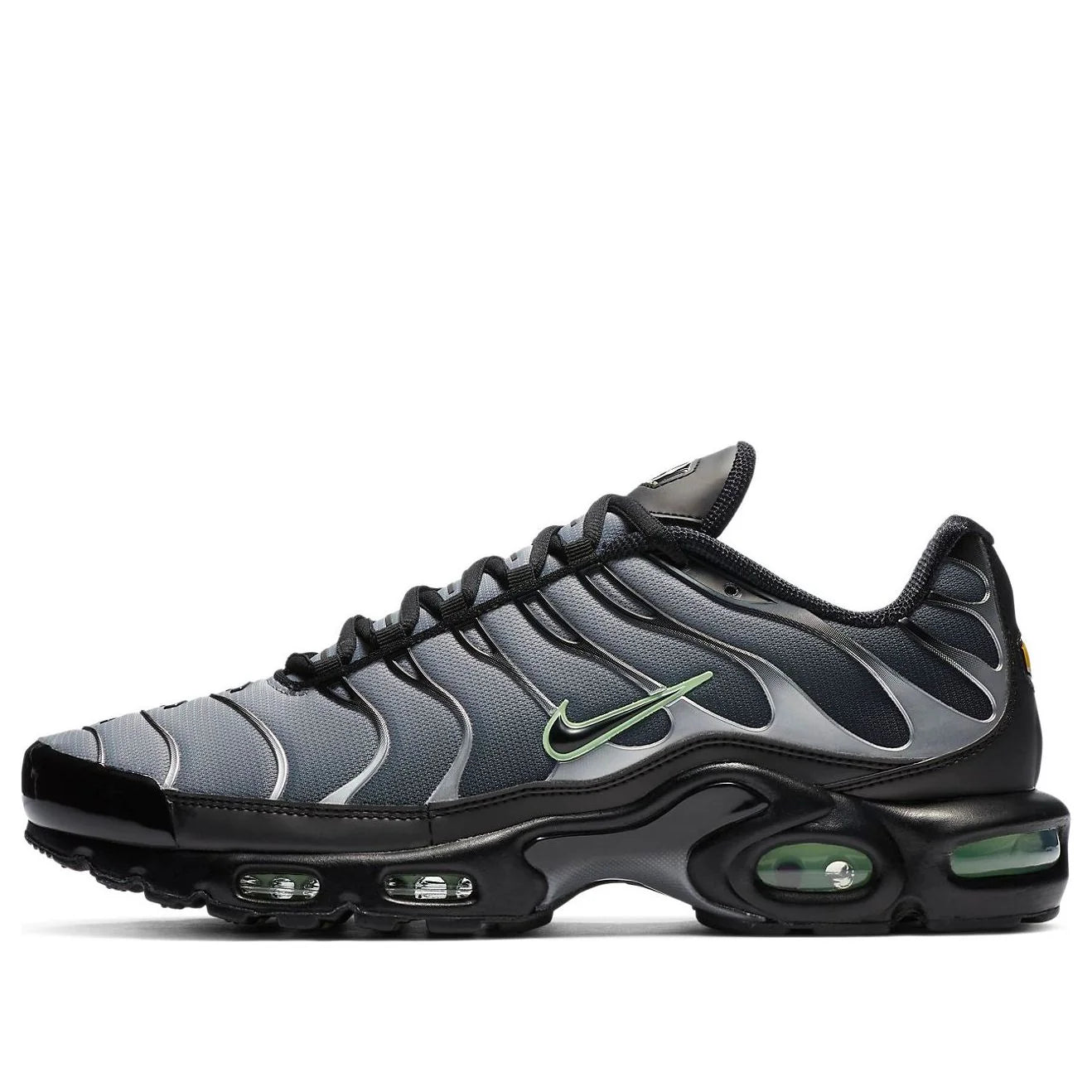 Air Max Plus (Dark Grey, Black, Mint Green)